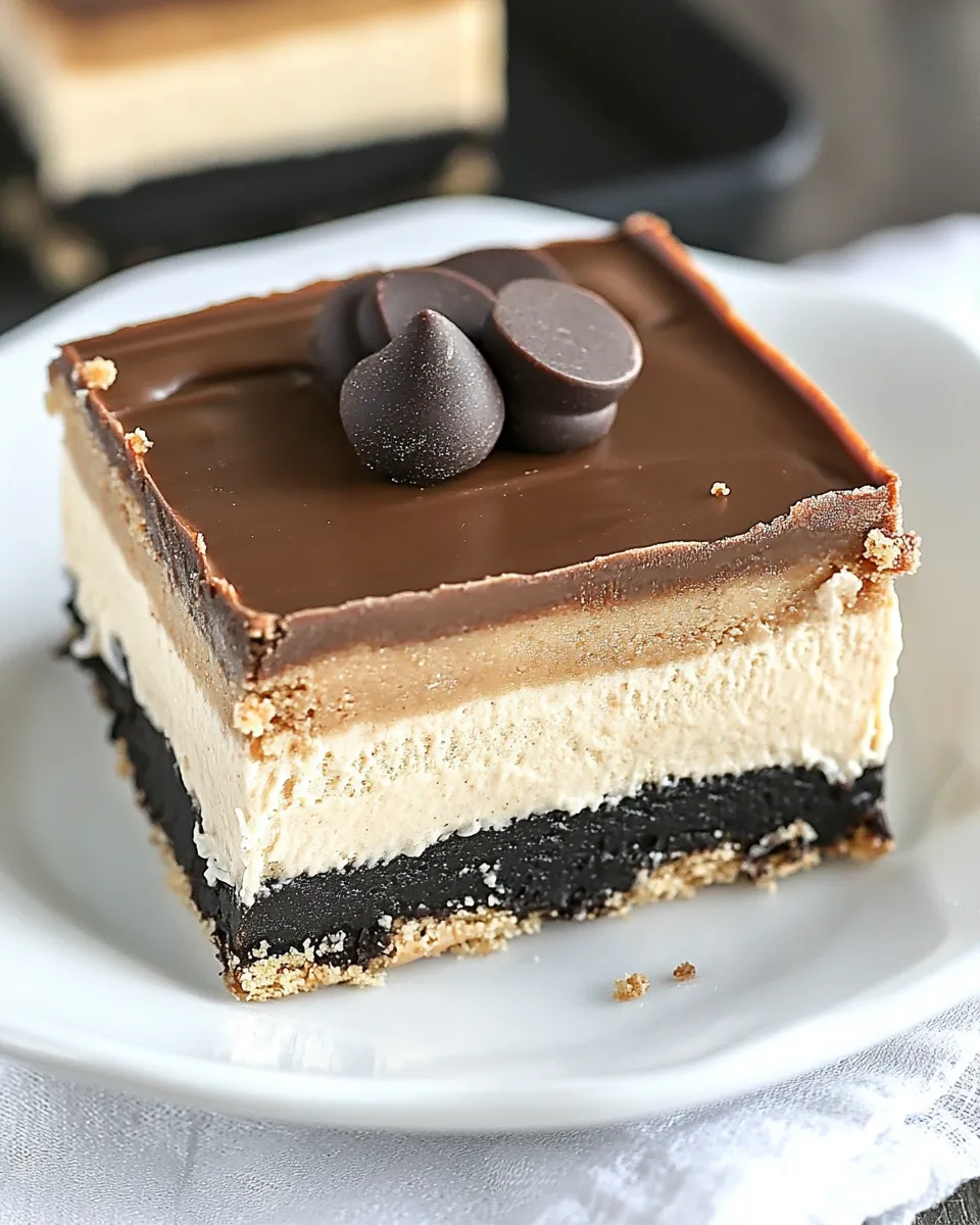 Homemade Cheesecake Peanut Butter Bars photo