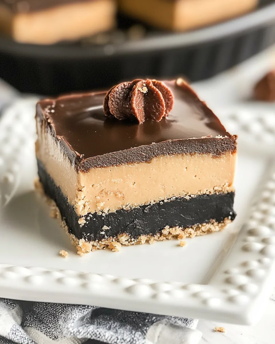 Delicious Cheesecake Peanut Butter Bars image