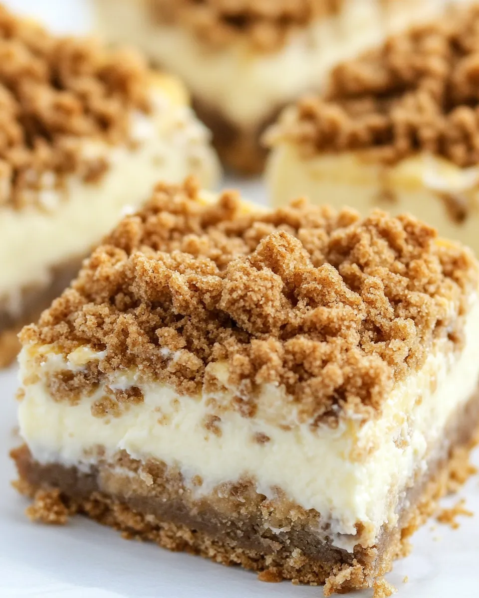 Delicious Cheesecake Squares shot