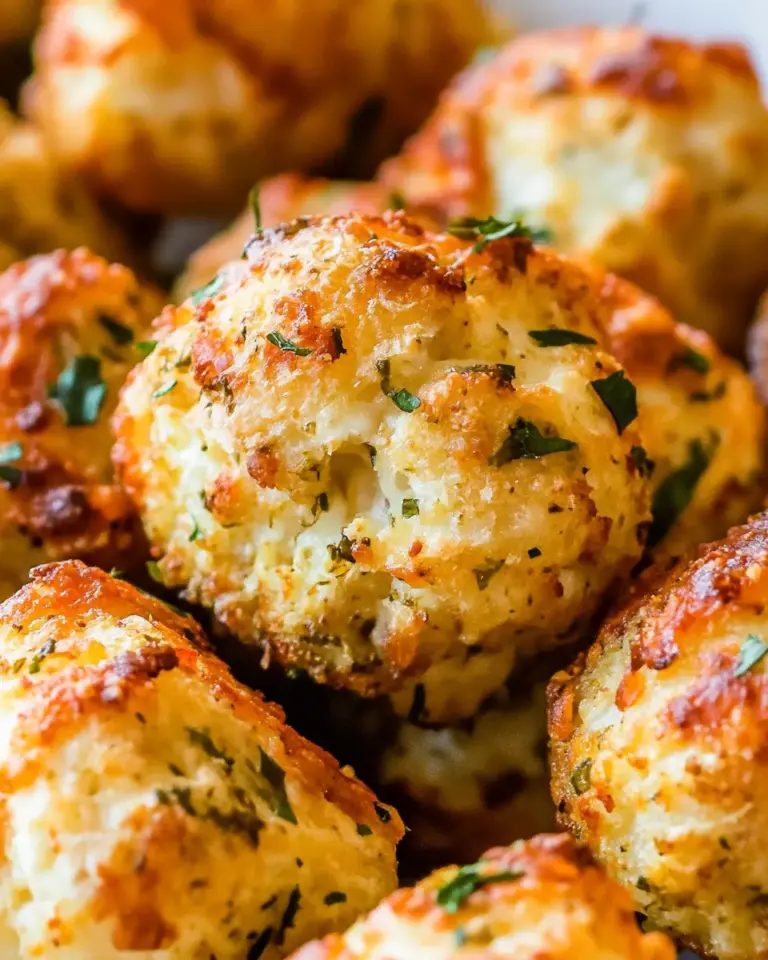 Homemade Cheesy Cauliflower Tots recipe photo