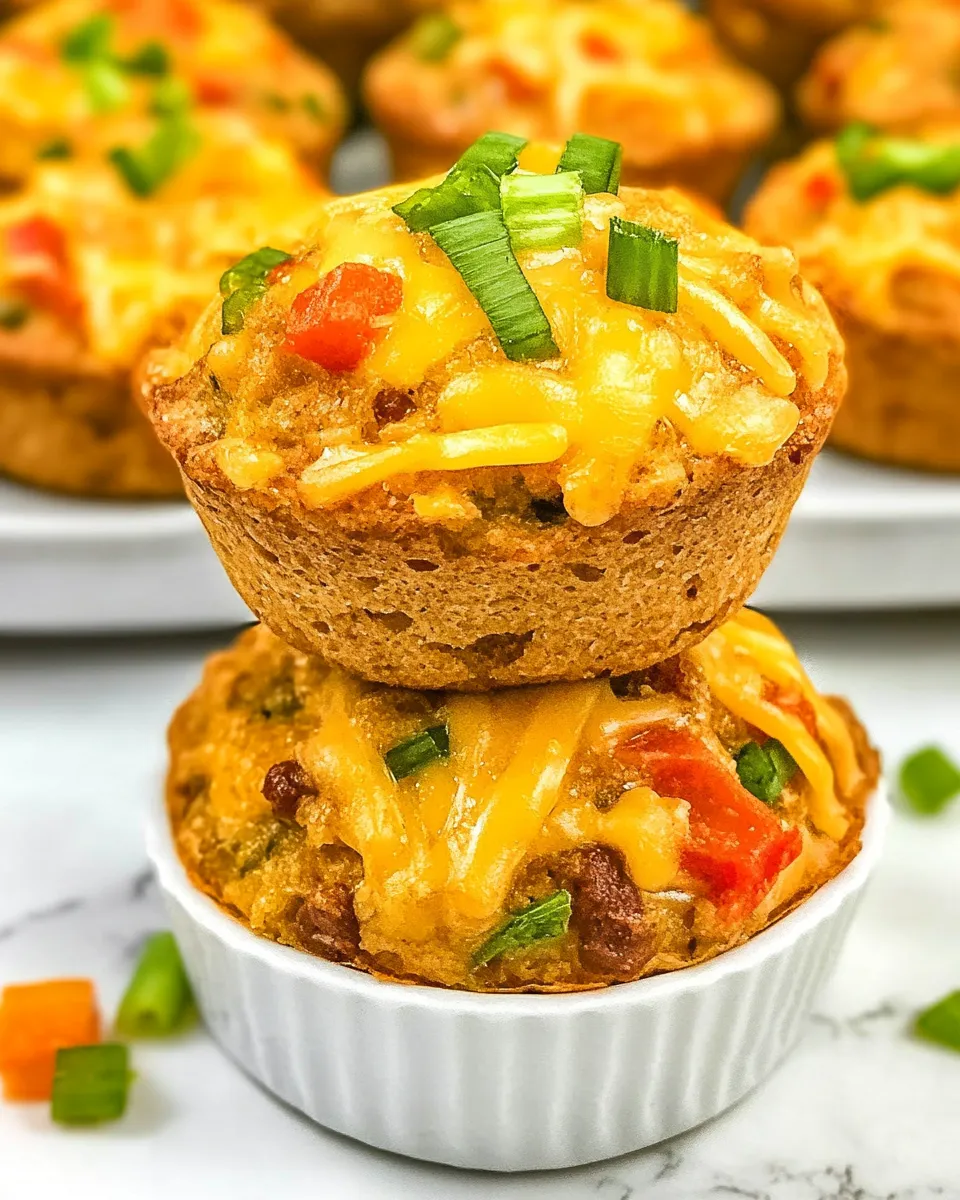 Easy Cheesy Taco Muffins recipe photo