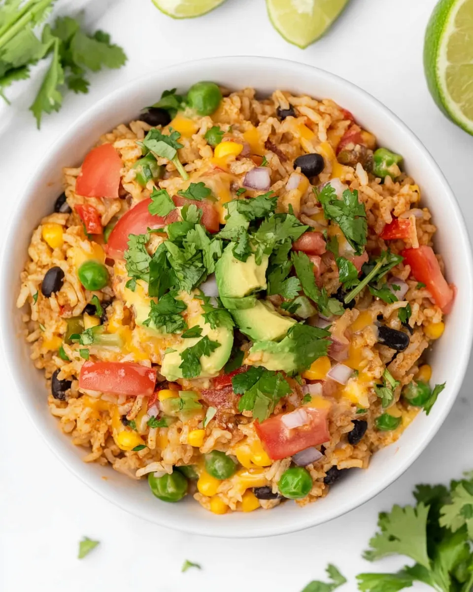 Delicious Cheesy Taco Rice image