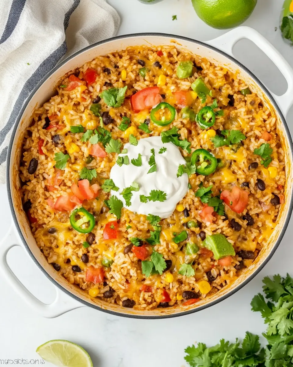 Savory Cheesy Taco Rice dish photo
