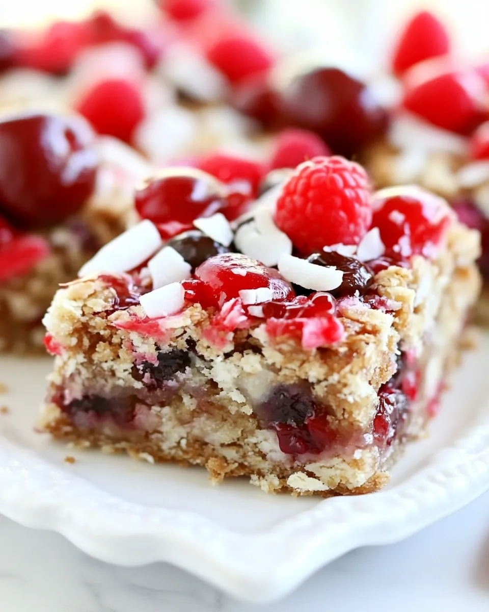Delicious Cherry Coconut Magic Bars image