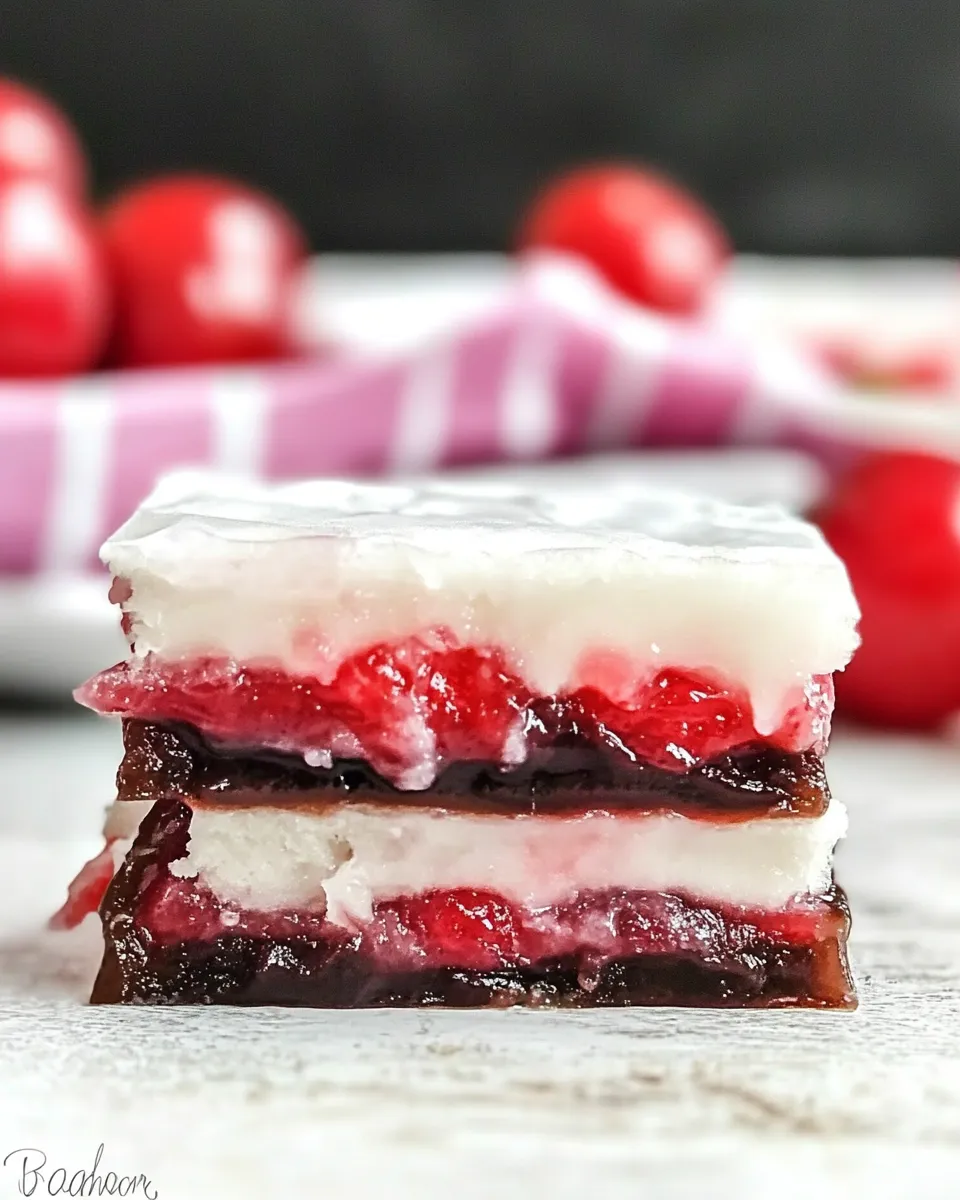 Classic Cherry Ripe Slice image