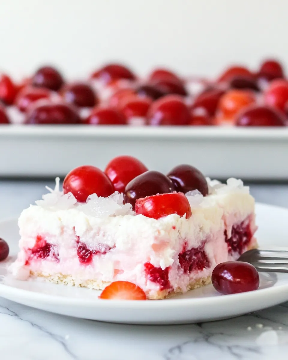 Easy Cherry Ripe Slice recipe photo