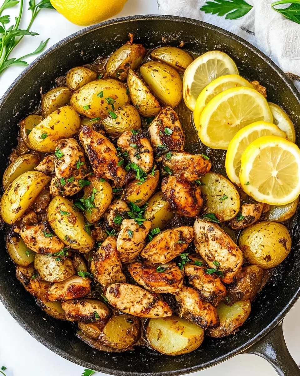 Homemade Chicken And Potato Skillet photo
