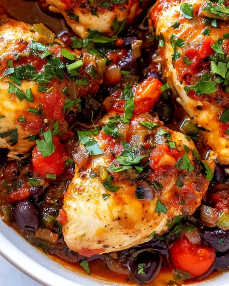 Homemade Chicken Puttanesca photo