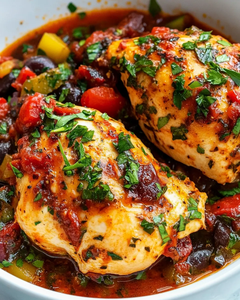 Classic Chicken Puttanesca image