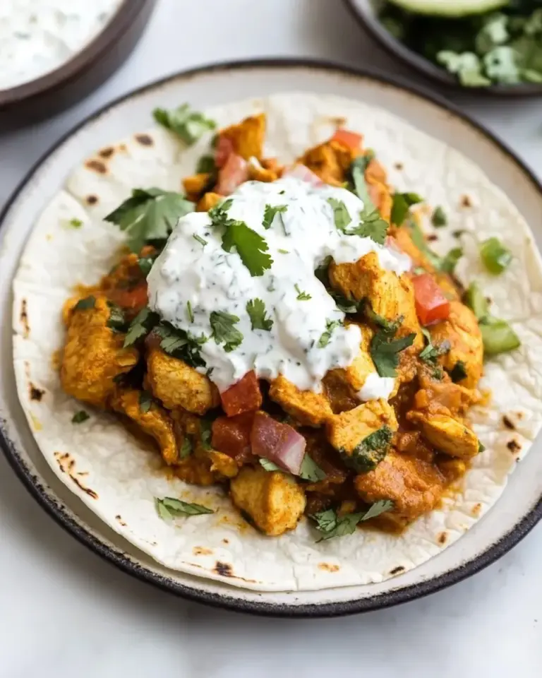 Homemade Chicken Tikka Masala Tacos photo