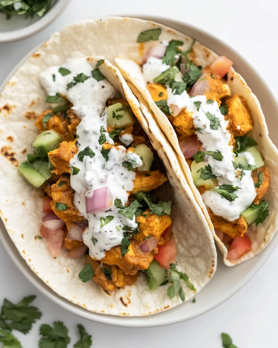 Classic Chicken Tikka Masala Tacos image
