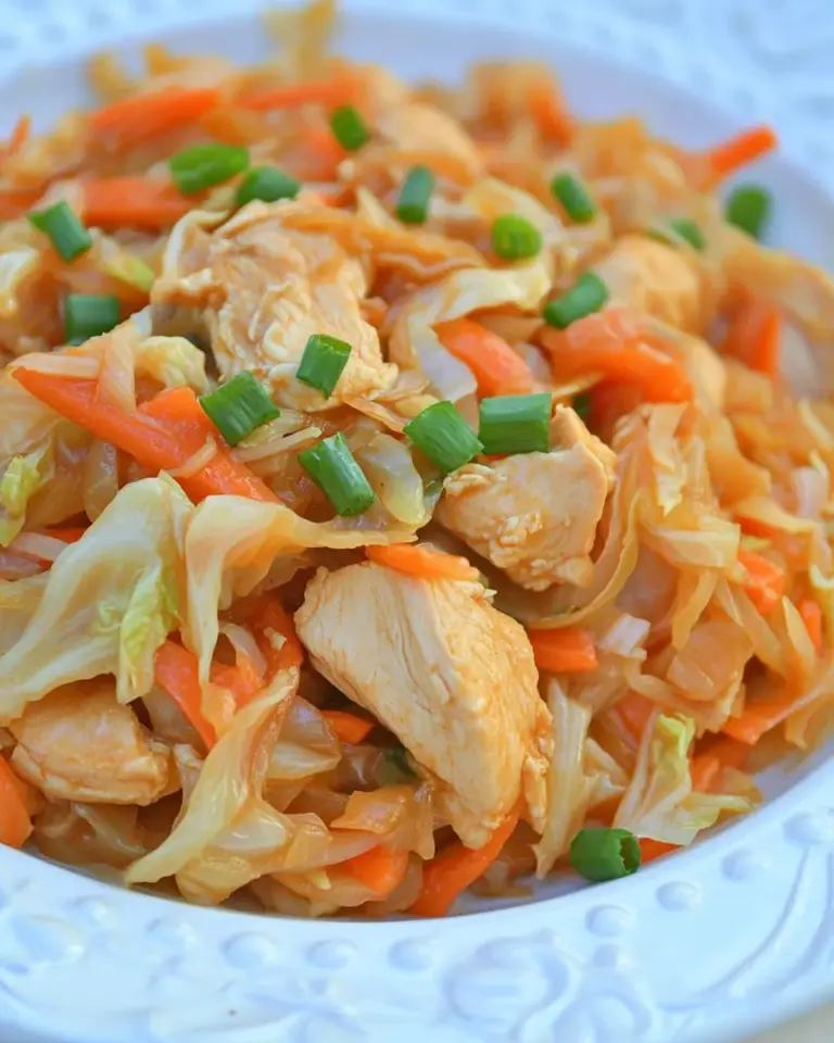 Easy Chicken and Cabbage Stir Fry photo
