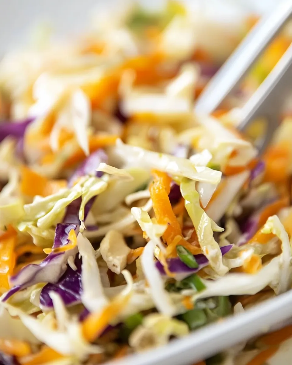 Healthy Chinese Cabbage Salad shot