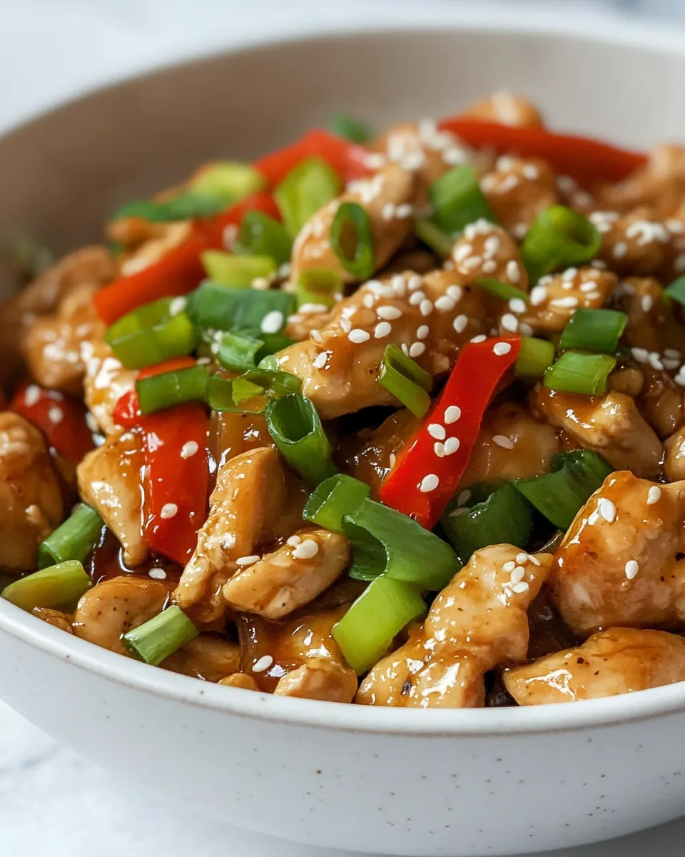 Homemade Chinese Chicken with Garlic Sauce photo
