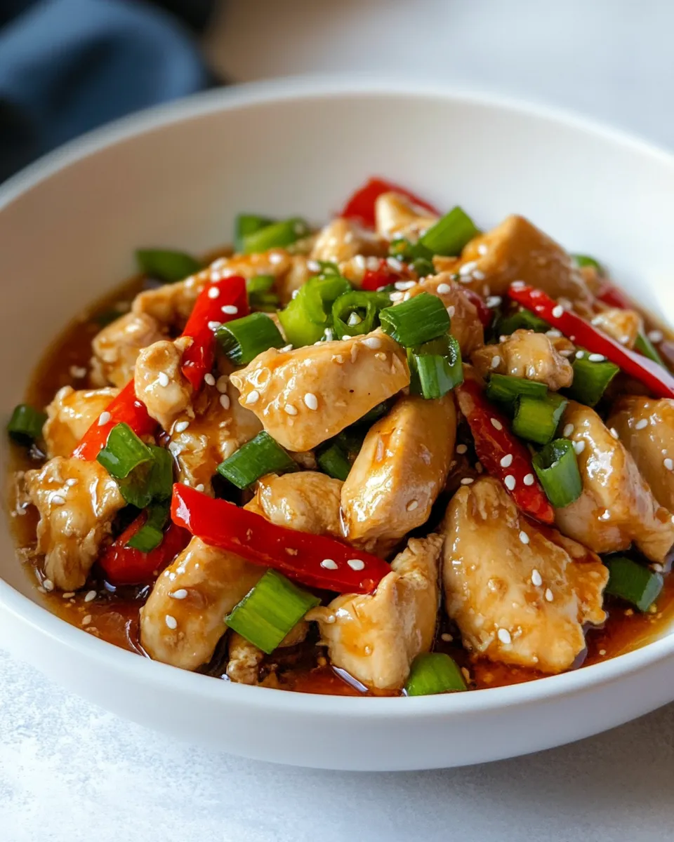 Delicious Chinese Chicken with Garlic Sauce image