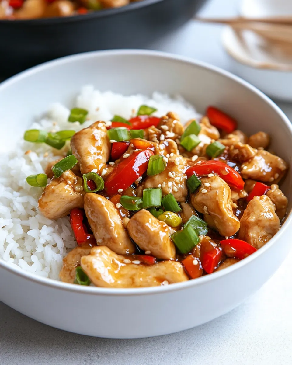 Quick Chinese Chicken with Garlic Sauce recipe photo