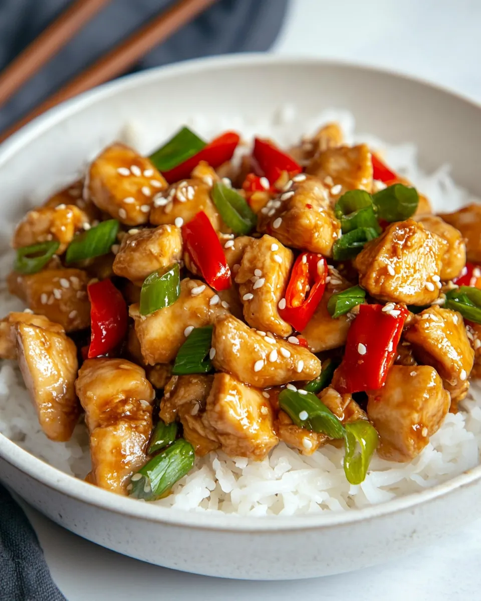 Tasty Chinese Chicken with Garlic Sauce dish photo