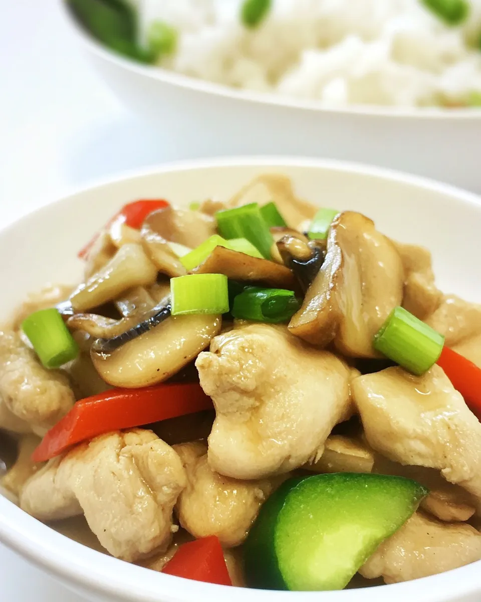 Classic Chinese Mushroom Chicken image