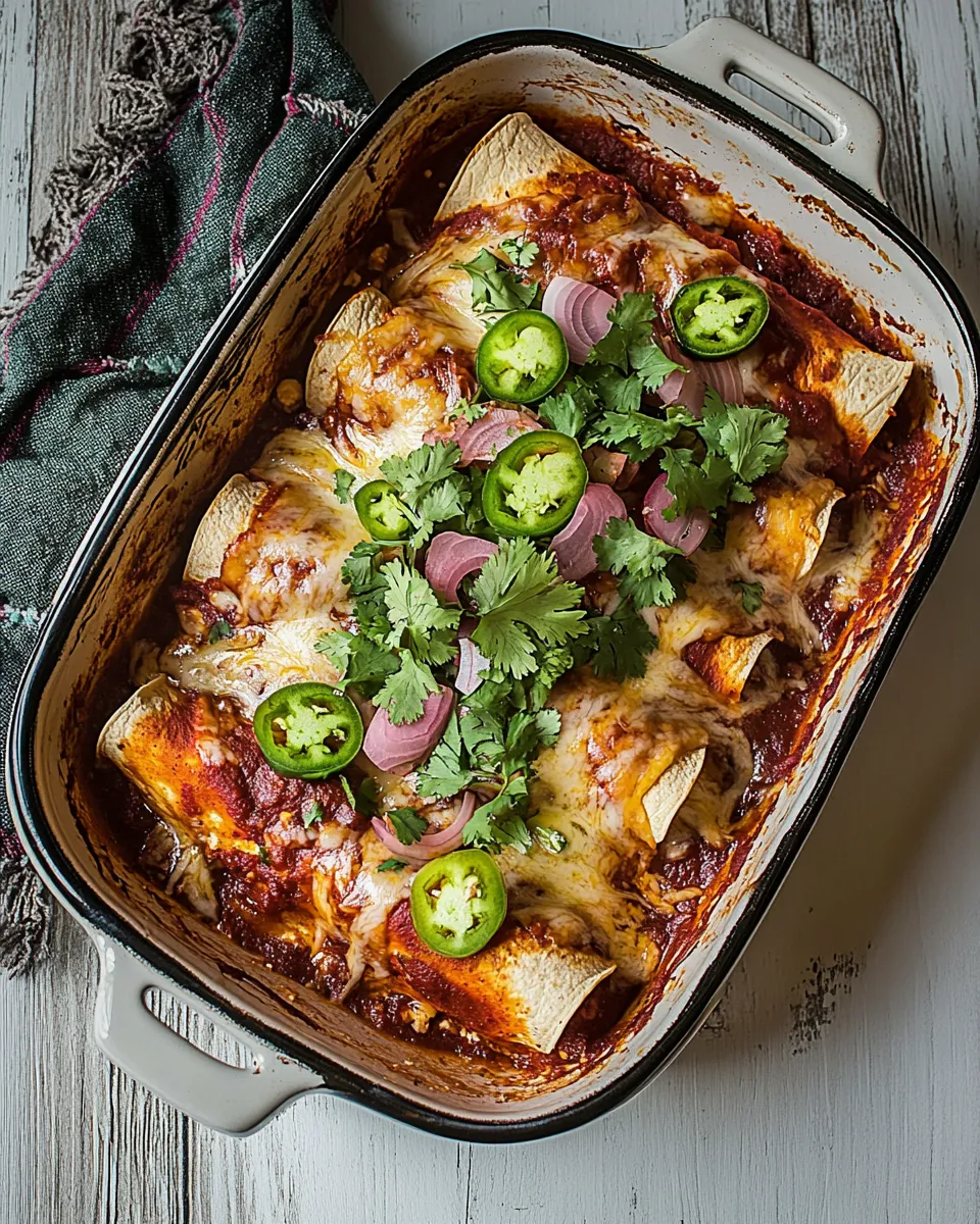 Savory Chipotle chicken enchiladas shot