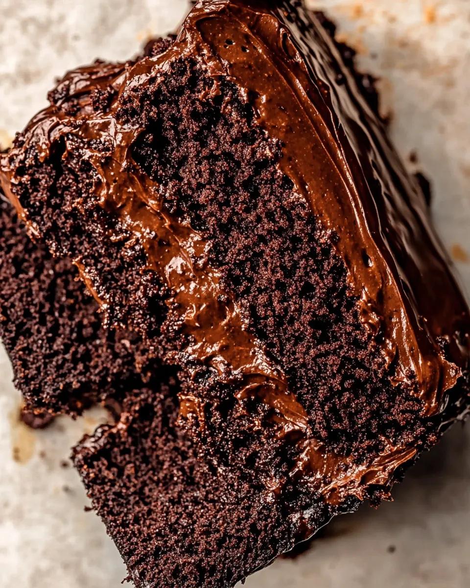 Easy Chocolate Banana Cake with Espresso Fudge Frosting recipe photo