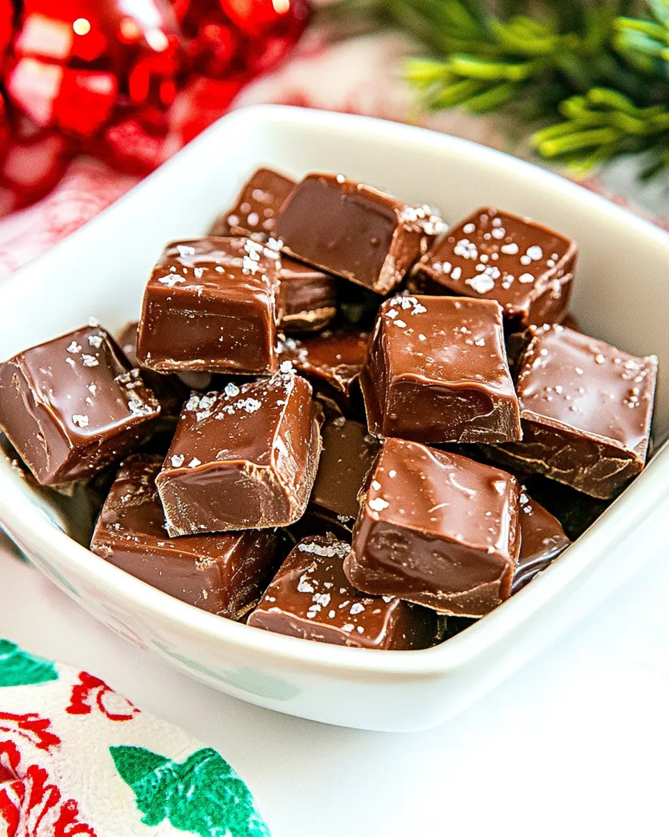 Homemade Chocolate Caramels photo