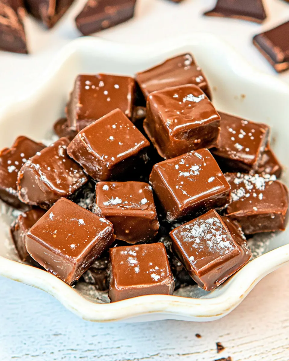 Easy Chocolate Caramels recipe photo