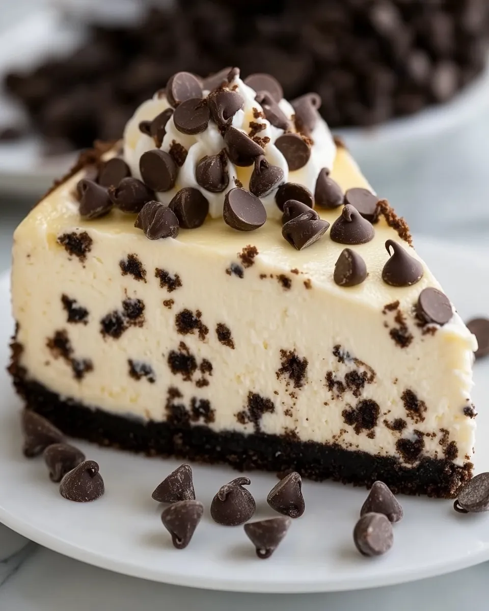 Classic Chocolate Chip Cheesecake image