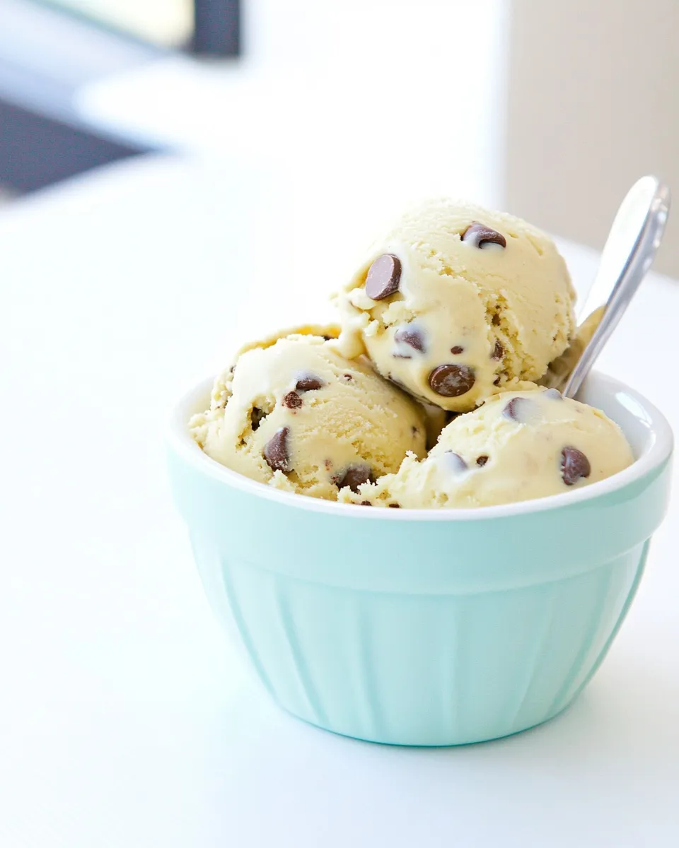 Easy Chocolate Chip Cookie Dough Ice Cream recipe photo