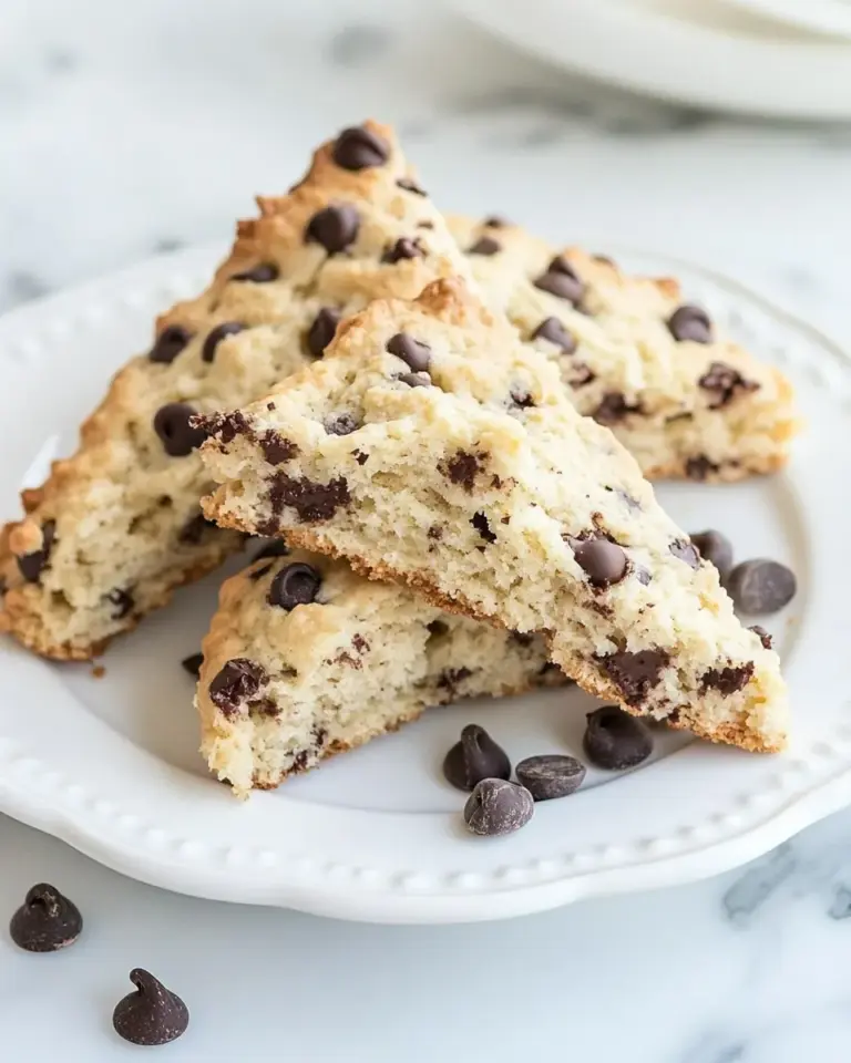 Homemade Chocolate Chip Scones photo