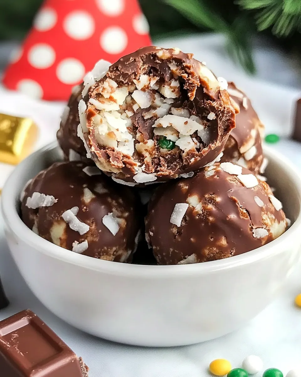 Classic Chocolate Coconut Balls recipe photo