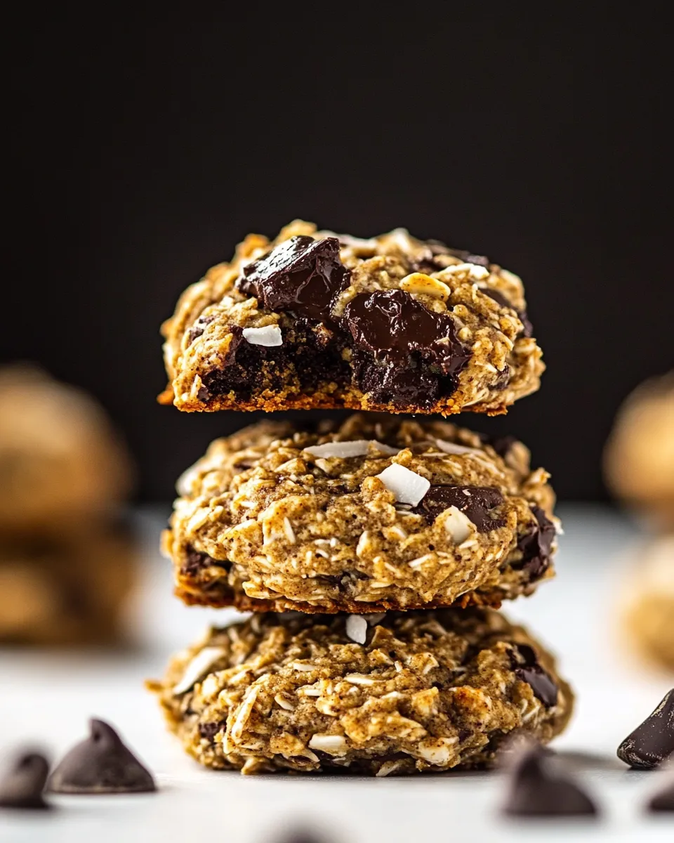 Delicious Chocolate Coconut Banana Bread Breakfast Cookies image