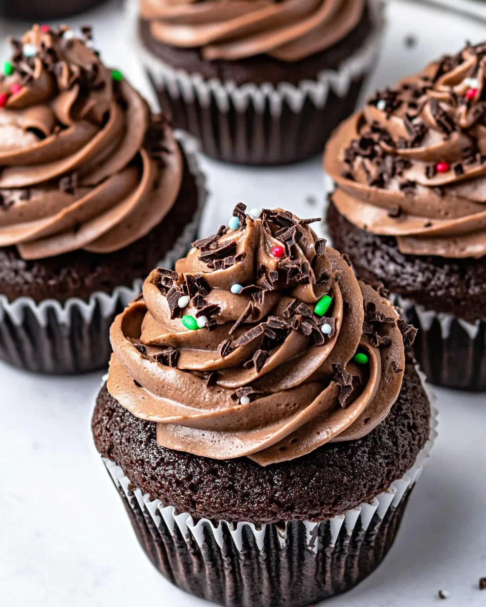 Homemade Chocolate Cupcakes photo