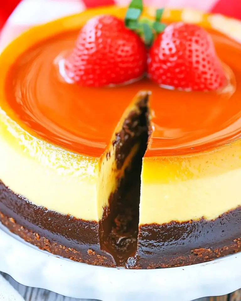 Homemade Chocolate Flan Recipe photo