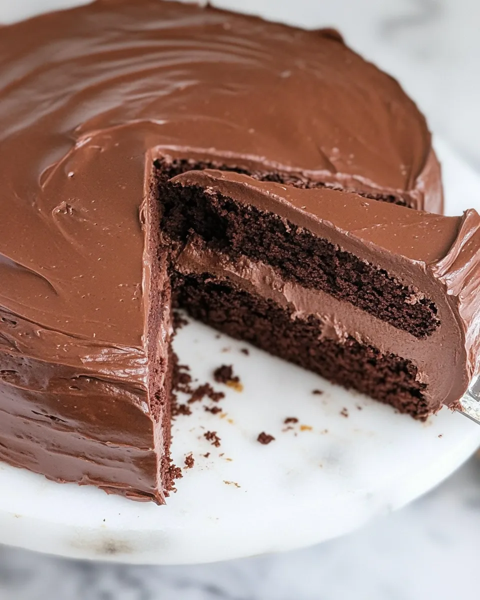 Homemade Chocolate Lovers Chocolate Cake photo