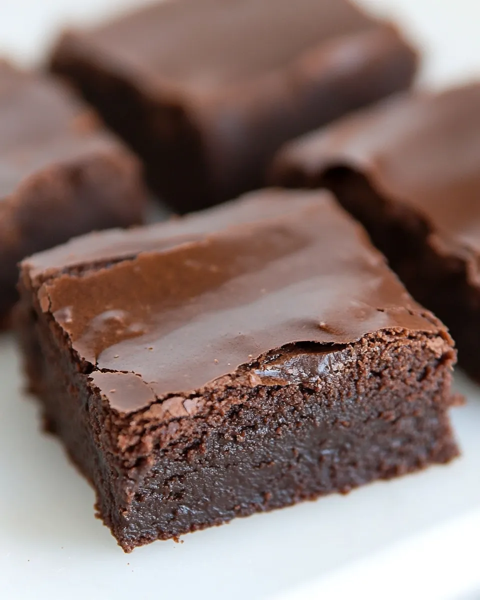 Delicious Chocolate Mascarpone Brownies shot