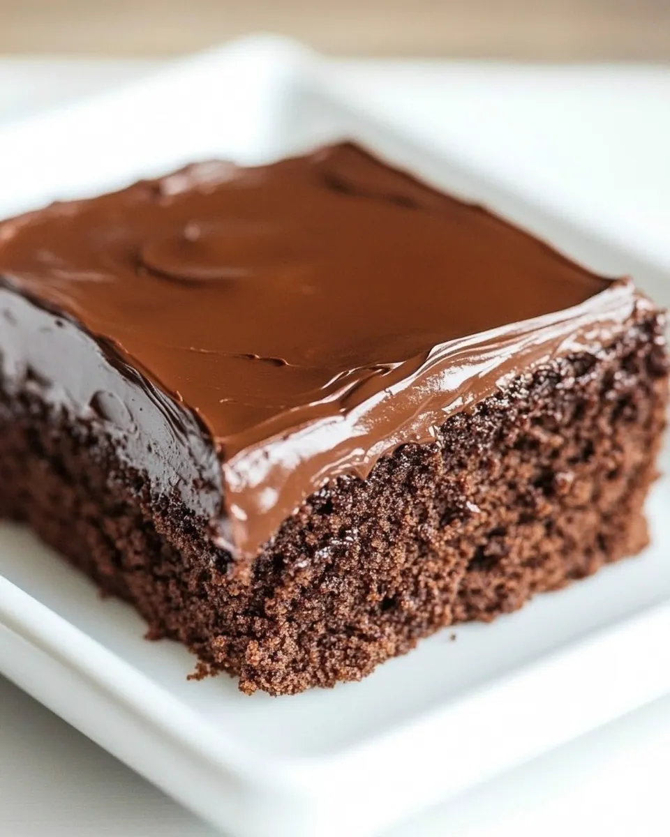 Classic Chocolate Scratch Cake image