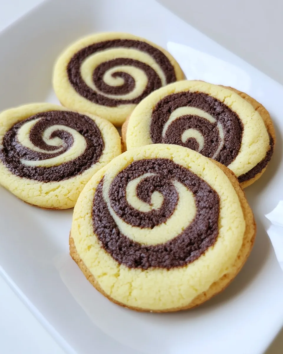 Homemade Chocolate Swirl Cookies photo