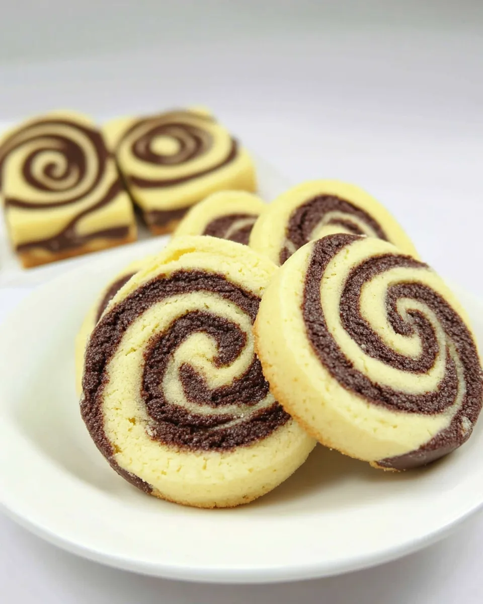 Classic Chocolate Swirl Cookies image