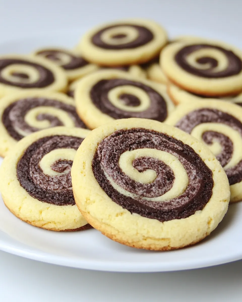 Easy Chocolate Swirl Cookies recipe photo