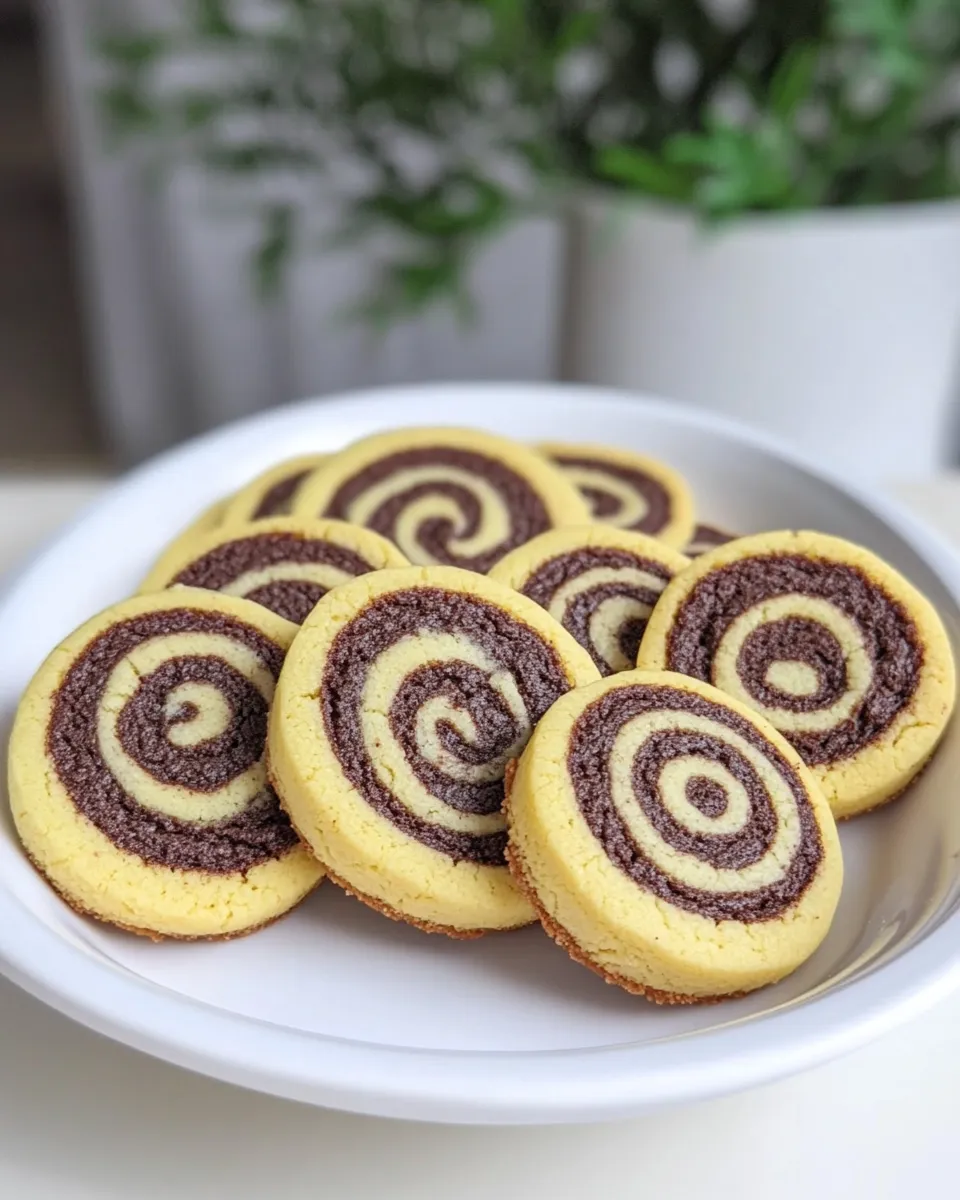 Delicious Chocolate Swirl Cookies shot
