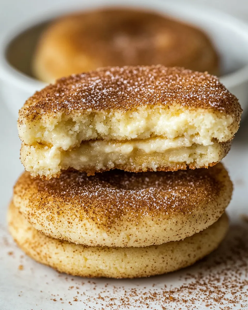 Homemade Churro Cheesecake Cookies photo