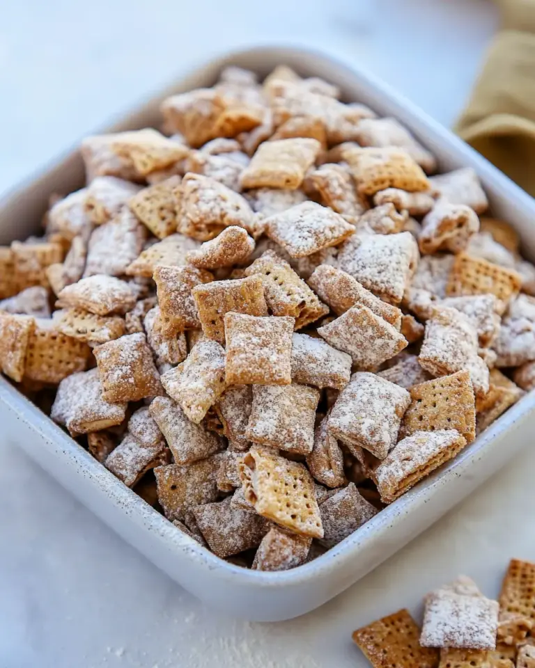 Homemade Churro Chex Mix photo