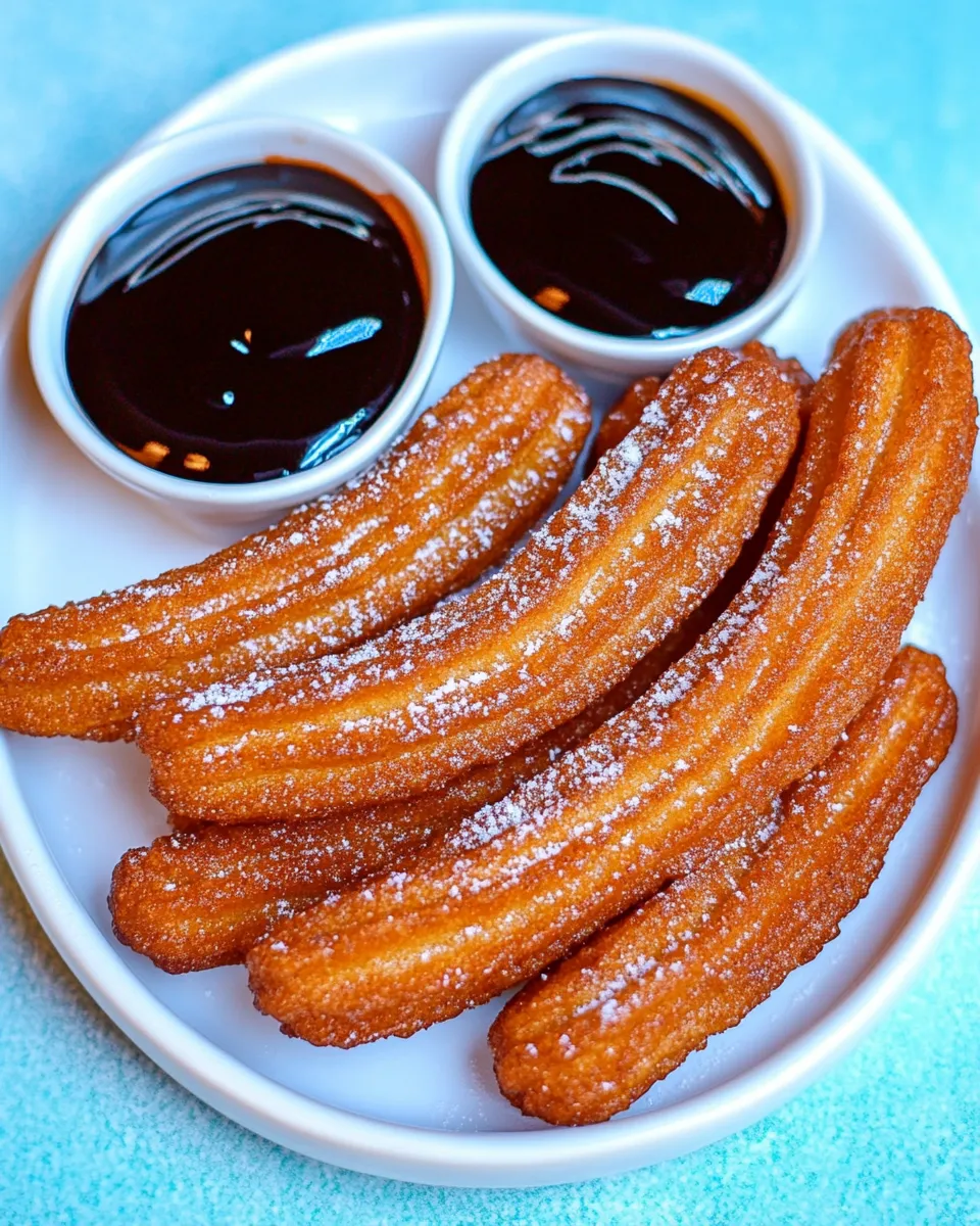Easy Churros Recipe shot