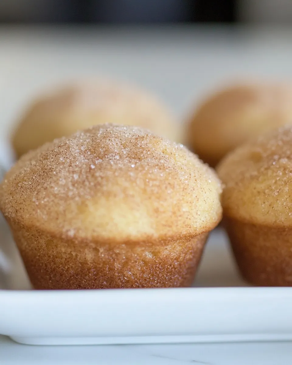 Delicious Cinnamon Muffins shot
