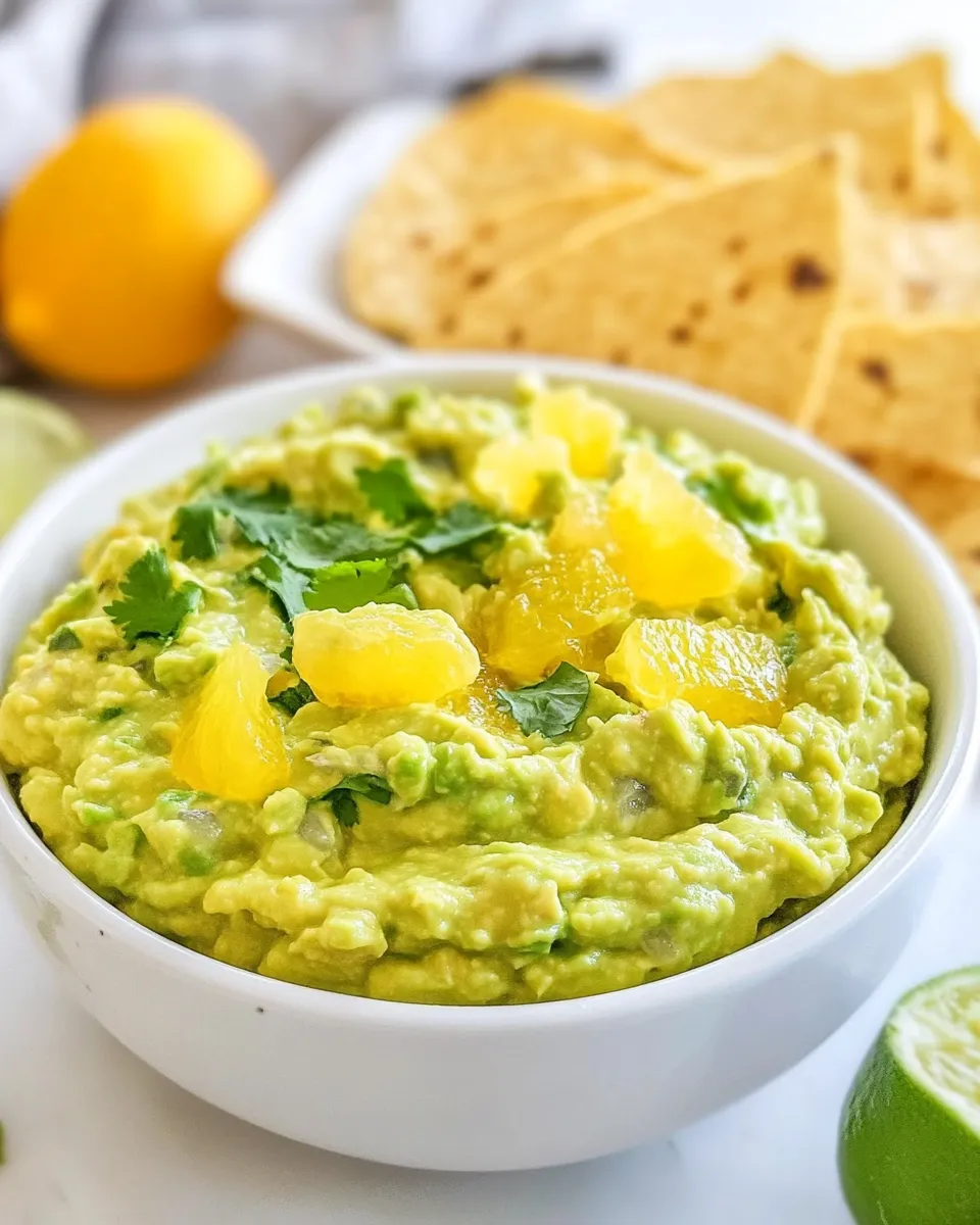 Best Citrus Guacamole shot