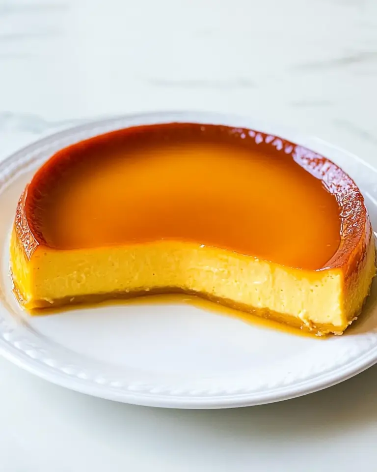 Homemade Classic Caramel Flan photo