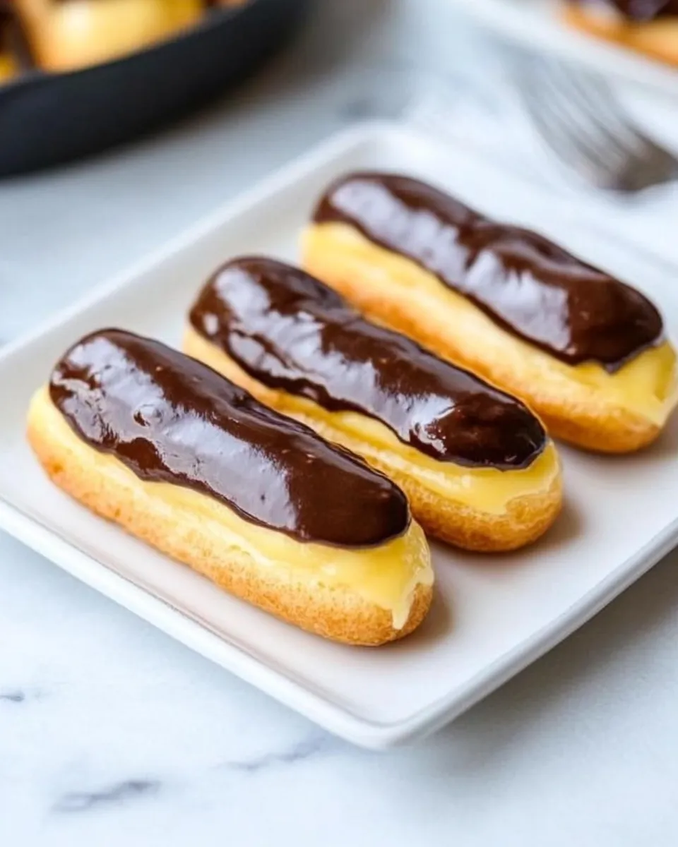Homemade Classic Eclairs photo