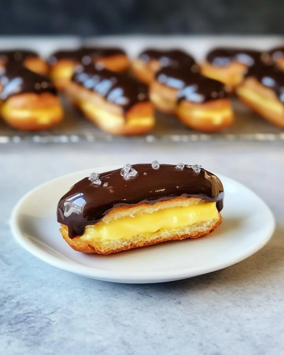 Easy Classic Eclairs recipe photo