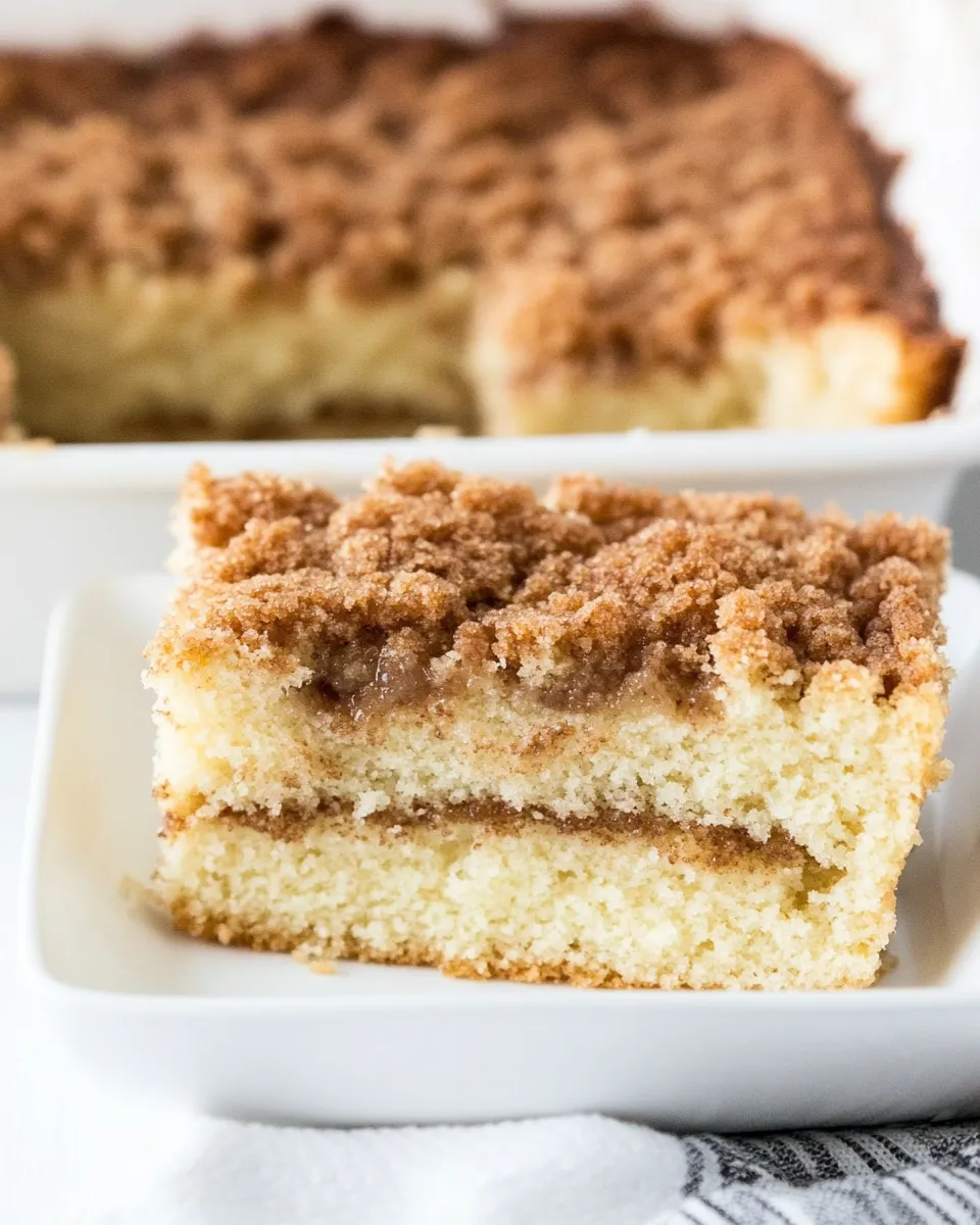 Delicious Classic Homemade Coffee Cake Recipe image