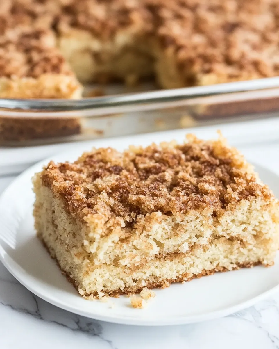 Tasty Classic Homemade Coffee Cake Recipe shot